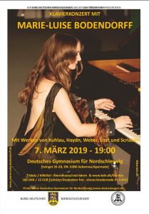 Read more about the article Recital at Deutsches Gymnasium, Aabenraa, Denmark, the 7th of March, 7pm