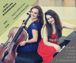 Read more about the article Duo concert with cellist Estera Kwiecien at Silkeborg Classic, the 6th of August